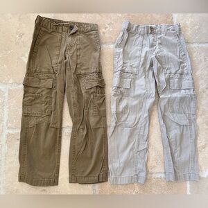 Two pack! Like new! Land's End boy Cargo khaki Pants